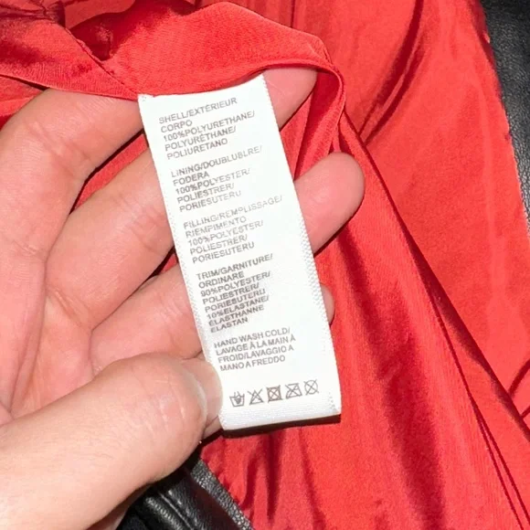 NWT Robert Graham Men’s Faux Leather Puffer Coat Jacket - Picture 10 of 15